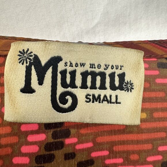 Show Me Your Mumu Peta Tunic V-Neck Blouse Dolman Southwestern Aztec Sz. Small - Picture 7 of 9